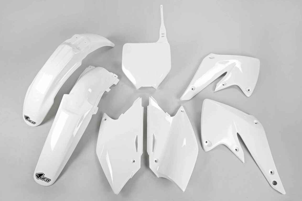 UFO White Plastic Kit for Kawasaki: KX250F (2004-2005)