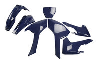 UFO Blue Plastic Kit for Husqvarna: FC250 (2016-2018), FC350 (2016-2018), FC450 (2016-2018), TC125 (2016-2018), TC250 (2017-2018)