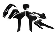 UFO Black Plastic Kit for Husqvarna: FC250 (2016-2018), FC350 (2016-2018), FC450 (2016-2018), TC125 (2016-2018), TC250 (2017-2018)