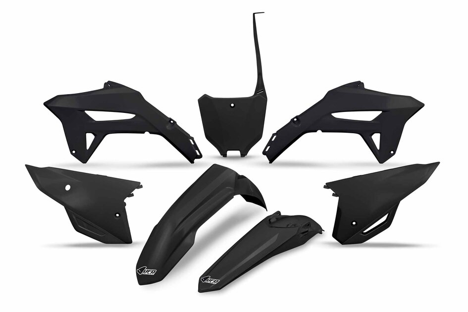 UFO Black Plastic Kit Honda 22-24 CRF250, 21-24 CRF450