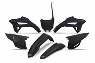 UFO Black Plastic Kit for Honda: CRF250R (2022-2024), CRF450R (2021-2024), CRF450R-S (2023-2024), CRF450RWE (2021-2024)