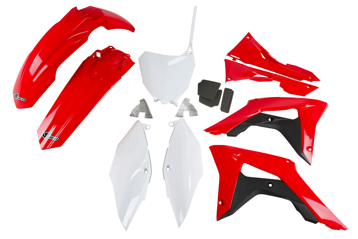 Polisport OEM Color Plastic Kit fits Honda: CRF250R (2018-2021