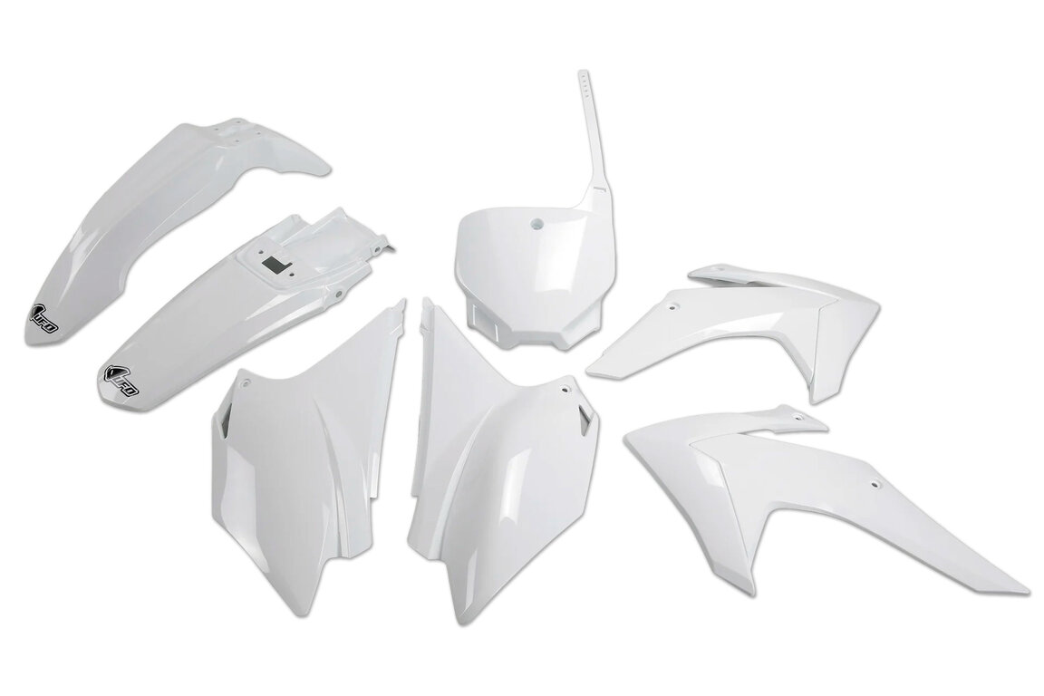 UFO White Plastic Kit for Honda: CRF230F (2015-2019)