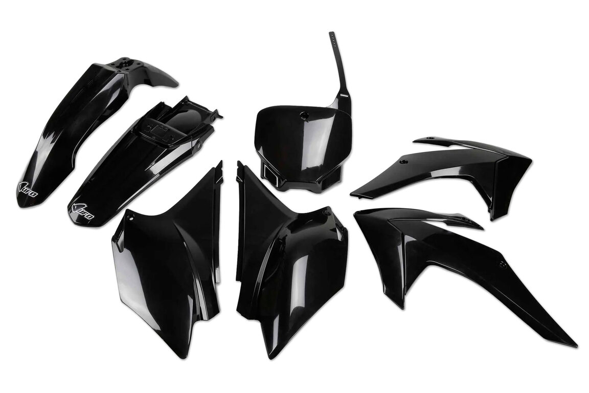 UFO Black Plastic Kit for Honda: CRF230F (2015-2019)