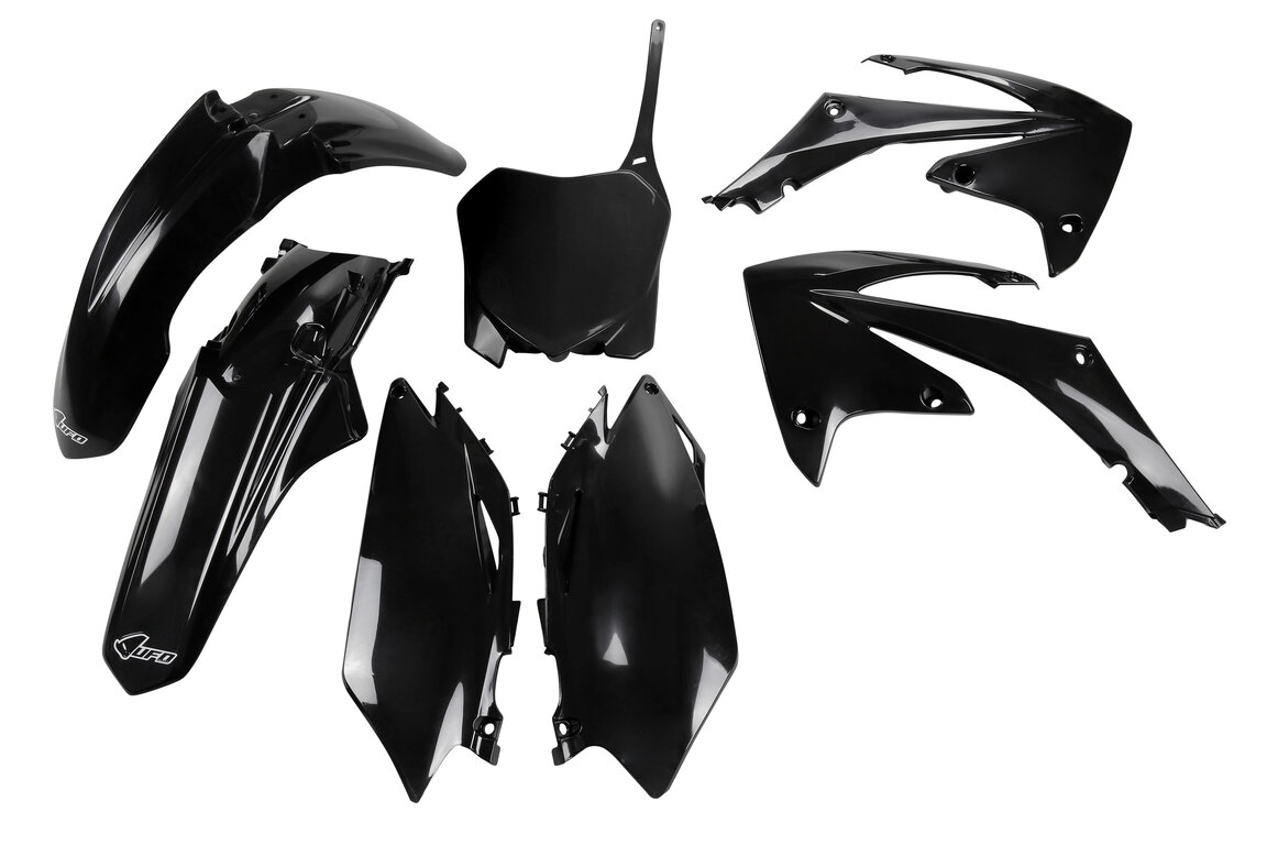 UFO Black Plastic Kit for Honda: CRF250R (2010), CRF450R (2009-2010)