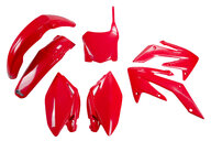 UFO Red Plastic Kit for Honda: CRF250R (2008-2009)