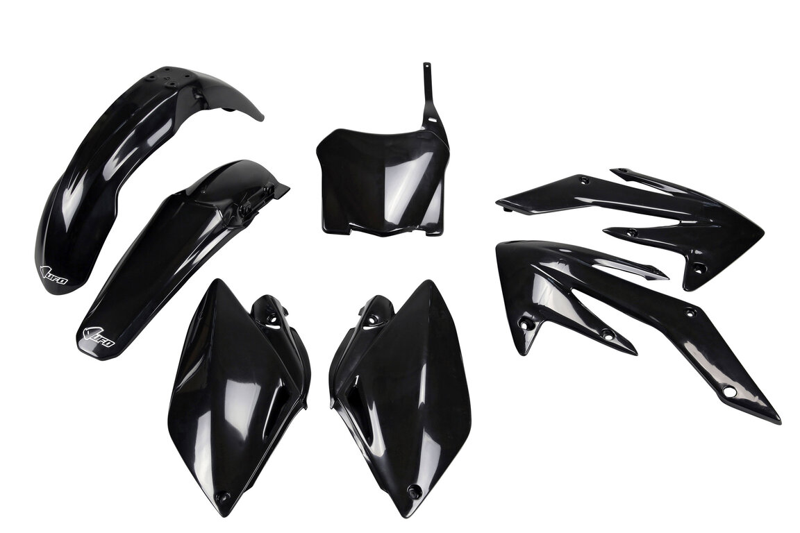 UFO Black Plastic Kit for Honda: CRF250R (2008-2009)