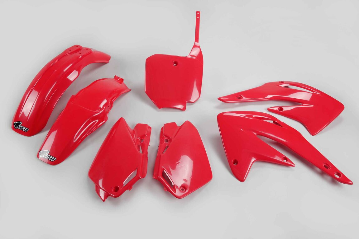 UFO Red Plastic Kit for Honda: CR85R (2003-2007)