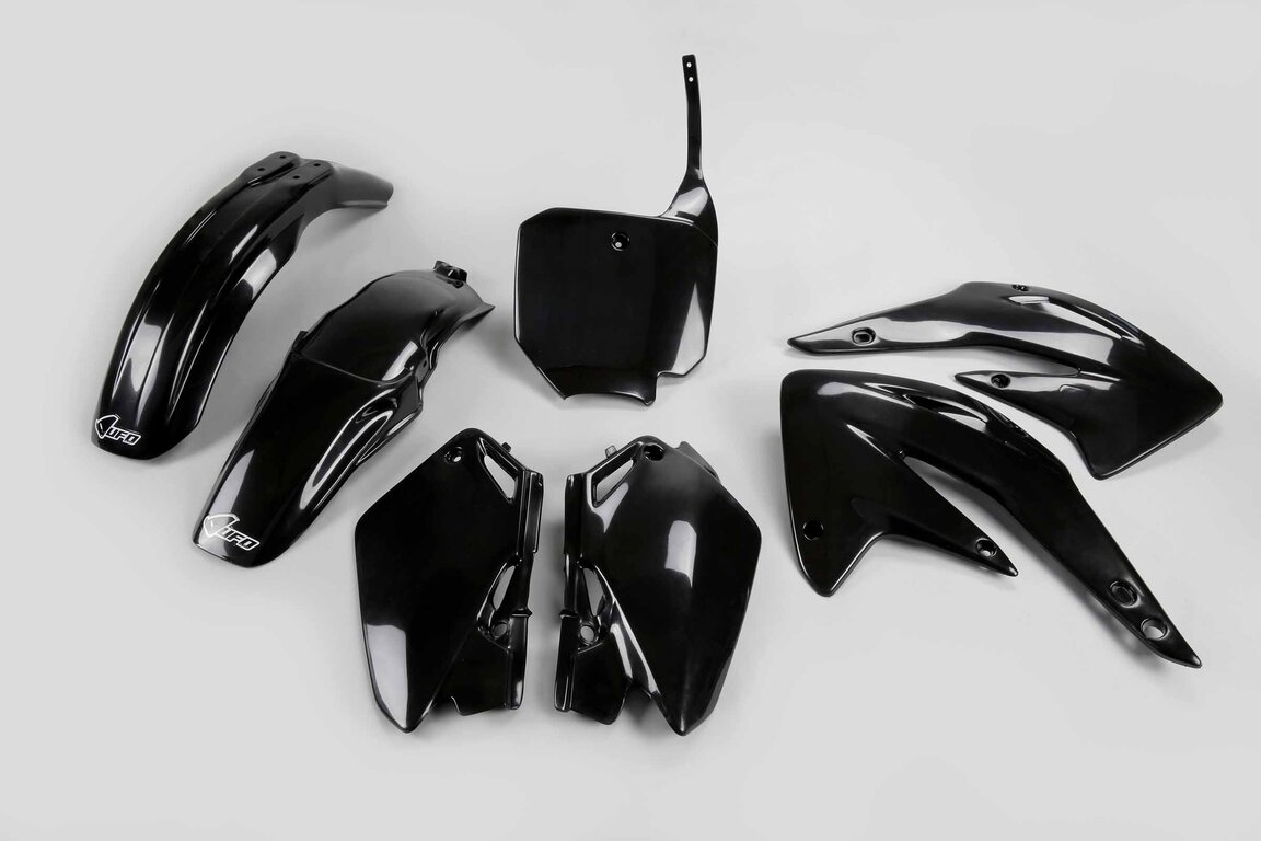 UFO Black Plastic Kit for Honda: CR85R (2003-2007)