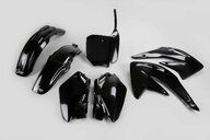 UFO Black Plastic Kit for Honda: CR85R (2003-2007)