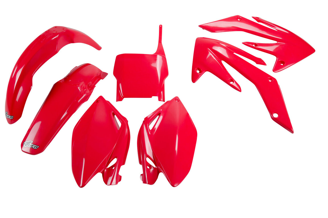UFO Red Plastic Kit for Honda: CRF250R (2006-2007)