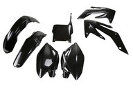 UFO Black Plastic Kit for Honda: CRF250R (2006-2007)