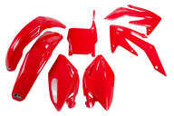UFO Red Plastic Kit for Honda: CRF250R (2004-2005)