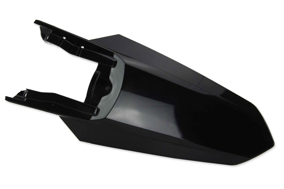 UFO Black Rear Fender for KTM: SMR450 (2023-2025), SX125 (2023-2026), SX150 (2025-2026), SX250 (2023-2026), SX300 (2023-2026), SXF250 (2023-2026), SXF250FE (2022-2025), SXF350 (2023-2026), SXF450 (2023-2026), SXF450FE (2022-2025), XC125 (2023-2025), XC250 (2023-202...and more