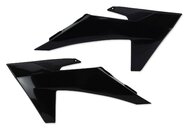 UFO Black Radiator Shroud Set for KTM: EXC350F (2024-2025), EXC450F (2024-2025), EXC500F (2024-2025), SMR450 (2023-2025), SX125 (2023-2024), SX250 (2023-2024), SX300 (2023-2024), SXF250 (2023-2024), SXF250FE (2022-2023), SXF350 (2023-2024), SXF450 (2023-2024), SXF450FE (20...and more