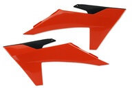 UFO Orange Radiator Shroud Set for KTM: EXC350F (2024-2025), EXC450F (2024-2025), EXC500F (2024-2025), SMR450 (2023-2025), SX125 (2023-2024), SX250 (2023-2024), SX300 (2023-2024), SXF250 (2023-2024), SXF250FE (2022-2023), SXF350 (2023-2024), SXF450 (2023-2024), SXF450FE (20...and more