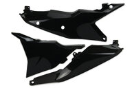 UFO Black Side Number Plates with Airbox Cover for KTM: EXC350F (2024-2026), EXC450F (2024-2025), EXC500F (2024-2027), SMR450 (2023-2025), SX125 (2023-2027), SX150 (2025-2027), SX250 (2023-2027), SX300 (2023-2027), SXF250 (2023-2027), SXF250FE (2022-2026), SXF350 (2023-2027), SXF450 (2023-...and more