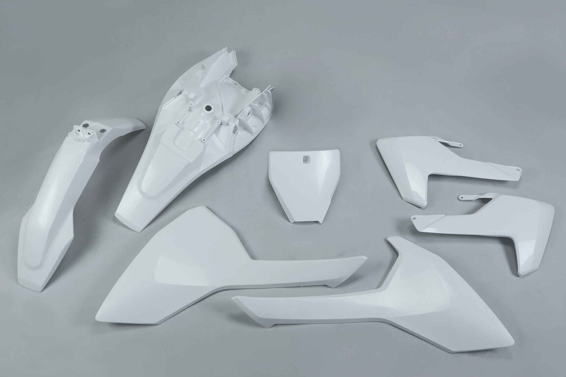UFO White Plastic Kit for Husqvarna: TC85 (2018-2024)