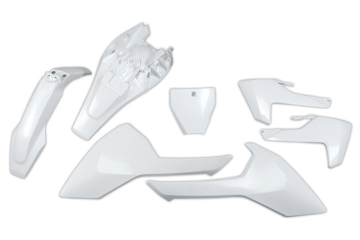 UFO White Plastic Kit fits Husqvarna: TC85 (2018-2024)