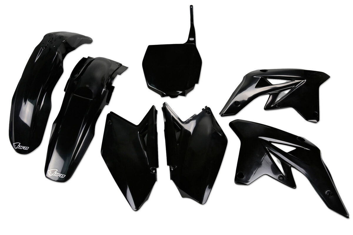 Kit Carénage Noir UFO PLAST Pour Suzuki RMZ 250 2007-2009 - Ensemble De Pièces De Carrosserie Moto