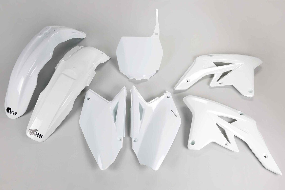 UFO White Plastic Kit for Suzuki: RMZ250 (2007-2009)