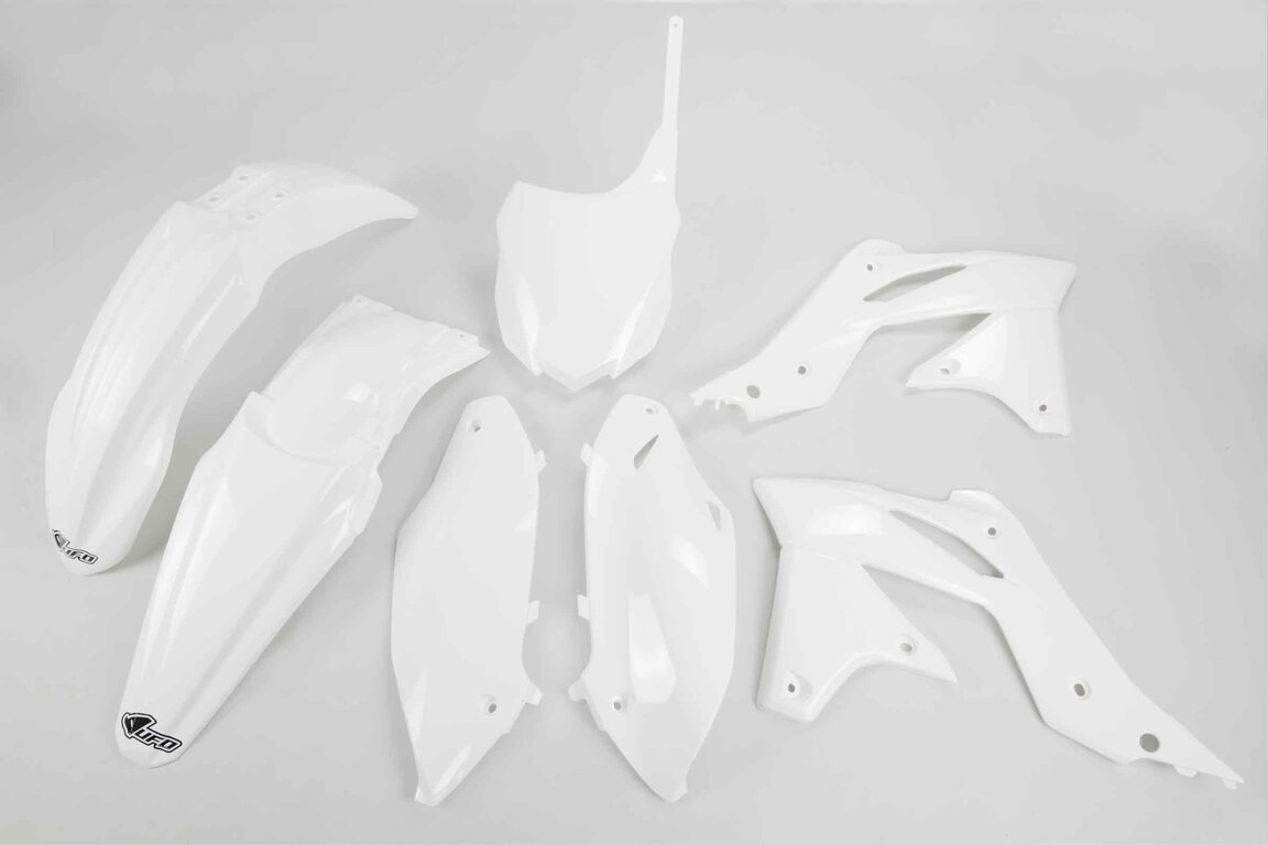 UFO White Plastic Kit for Kawasaki: KX250F (2013-2016)