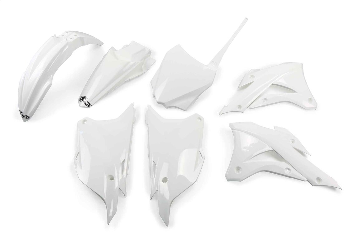 UFO White Plastic Kit for Kawasaki: KX85 (2014-2021)