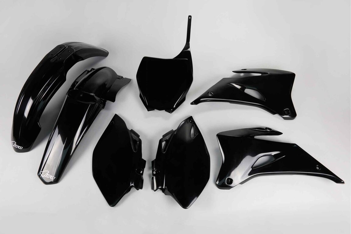 UFO Black Plastic Kit for Yamaha: YZ250F (2006-2009), YZ450F (2006-2009)