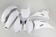 UFO White Plastic Kit for Yamaha: YZ250F (2006-2009), YZ450F (2006-2009)