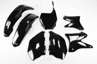 UFO Black Plastic Kit for Yamaha: YZ125 (2006-2014), YZ250 (2006-2014)