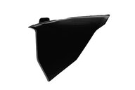 Polisport Black Airbox Covers for GasGas: EC250 (2021-2023), EC250F (2021-2023), EC300 (2021-2023), EC350F (2021-2023), EX250 (2022-2023), EX250F (2021-2023), EX300 (2021-2023), EX350F (2021-2023), EX450F (2021-2023), MC 125 (2021-2023), MC 250 (2022-2023), MC250F (2021-20...and more