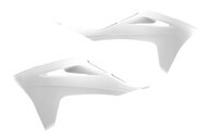 Polisport White Radiator Shroud Set for GasGas: EC250 (2021-2023), EC250F (2021-2023), EC300 (2021-2023), EC350F (2021-2023), EX250 (2022-2023), EX250F (2021-2023), EX300 (2021-2023), EX350F (2021-2023), EX450F (2021-2023), MC 125 (2021-2023), MC 250 (2022-2023), MC250F (2021-20...and more