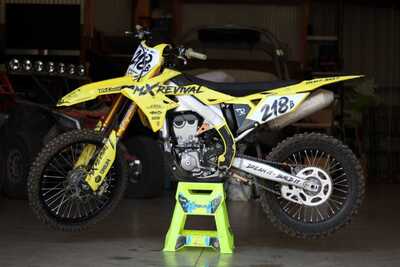 DeCal Works Deam It-Build It Edition MX Revival Suzuki RM and RMZ Yellow and Black Dirt Bike Graphics.