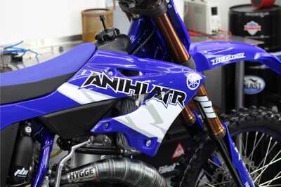 DeCal Works and Mx Revival Yamaha YZ500 Annihilator Dream Bike with #3 Number plate decals