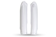 Polisport White Lower Fork Guards for Yamaha: YZ250F (2024-2026), YZ250FX (2025-2026), YZ450F (2023-2026), YZ450FX (2024-2026)