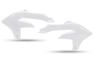 UFO White Radiator Shroud Set for Yamaha: YZ250F (2024-2027), YZ250FX (2025-2027), YZ450F (2023-2027), YZ450FX (2024-2027)
