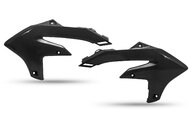 UFO Black Radiator Shroud Set for Yamaha: YZ250F (2024-2026), YZ250FX (2025-2026), YZ450F (2023-2026), YZ450FX (2024-2026)