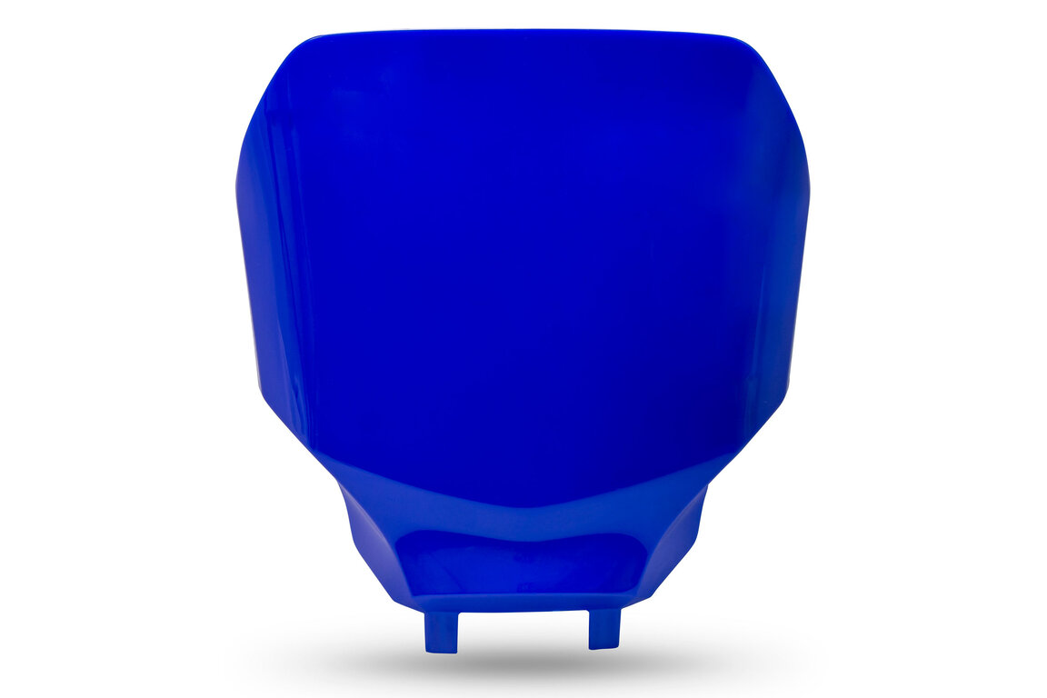 Polisport Blue Front Number Plate for Yamaha: YZ250F (2024-2026), YZ250FX (2025-2026), YZ450F (2023-2025), YZ450FX (2024-2026)