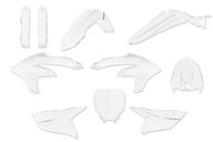 Polisport White w/ Forks Plastic Kit for Yamaha: YZ250F (2024-2026), YZ250FX (2025-2026), YZ450F (2023-2025), YZ450FX (2024-2026)