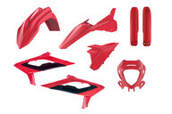 Polisport OEM 23 Red / Black w/Forks Plastic Kit for Beta: 125 RR (2023-2024), 125 RR Race Edition (2023-2024), 200 RR (2023-2024), 200 RR Race Edition (2023-2024), 250 RR (2023-2024), 250 RR Race Edition (2023-2024), 300 RR (2023-2024), 300 RR Race Edition (2023-2024), 350 RR (2023-2024), 3...and more