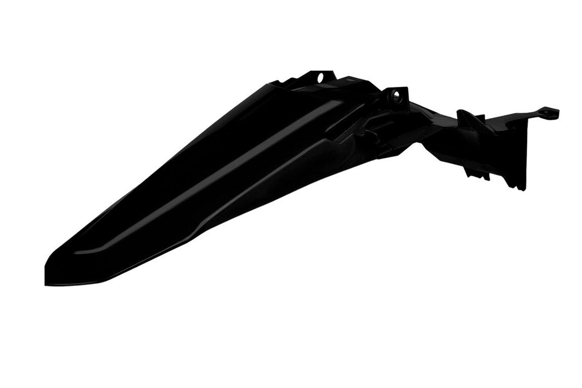 Polisport Black Rear Fender for Yamaha: YZ250F (2024-2026), YZ250FX (2025-2027), YZ450F (2023-2025), YZ450FX (2024-2026)