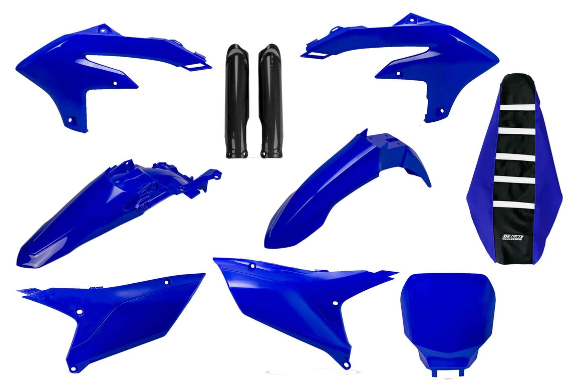 Mix & Match Plastic Kit With Lower Forks & Seat Cover for 23-26 Yamaha YZ250F, YZ250FX, YZ450F, YZ450FX