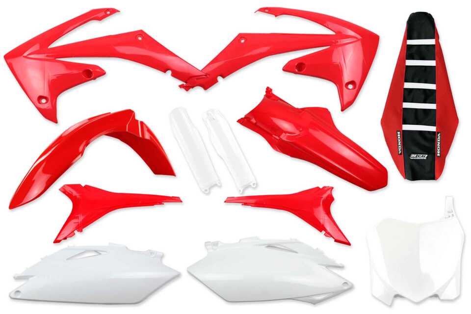 Complete Plastic Kit With Lower Forks & Seat Cover 2010 Honda CRF250R, 2009 Honda CRF450R, 2010 Honda CRF450R | DeCal Works