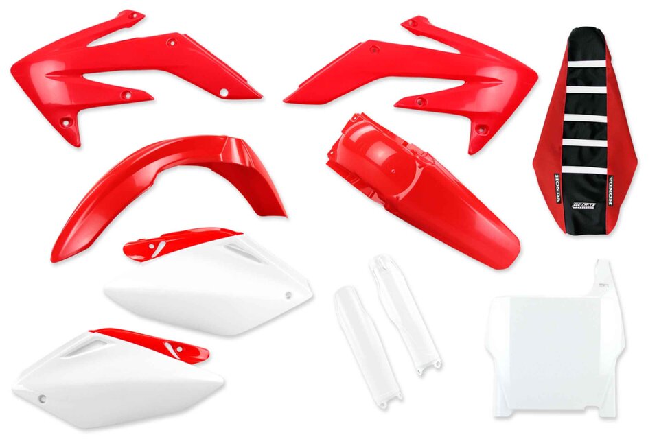 Mix & Match Plastic Kit With Lower Forks & Seat Cover 2005 Honda CRF450R, 2006 Honda CRF450R | DeCal Works