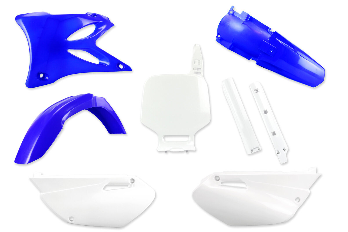 取寄せ POLISPORT Complete Body Kit - OEM Blue/White - YZ 125/250 90647 #DRAG #05201594 取寄せ カワサキ用ボディキット POLISPORT Body Kit - Complete - \u002719