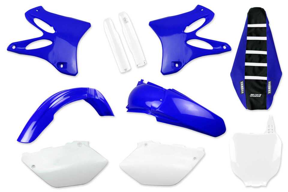 Complete Plastic Kit With Lower Forks & Seat Cover 2005 Yamaha YZ125, 2005 Yamaha YZ250 | DeCal Works