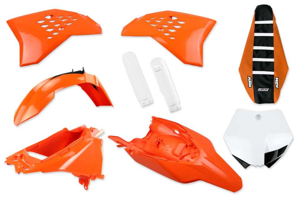 Complete Plastic Kit With Lower Forks & Seat Cover 2009 KTM SX65, 2010 KTM SX65, 2011 KTM SX65 | DeCal Works