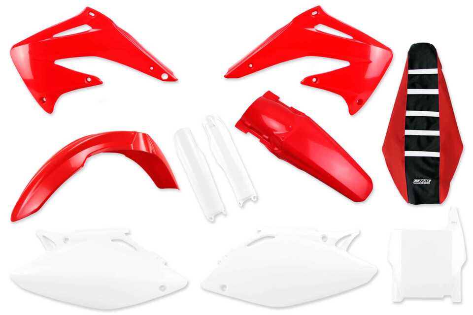 Complete Plastic Kit With Lower Forks & Seat Cover 2004 Honda CRF450R | DeCal Works