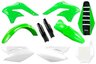 Mix & Match Plastic Kit With Lower Forks & Seat Cover 2006 Kawasaki KX250F, 2007 Kawasaki KX250F, 2008 Kawasaki KX250F | DeCal Works