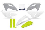 UFO OEM Color with Forks Plastic Kit for Husqvarna: FC250 (2023-2024), FC250 Rockstar Edition (2022-2023), FC350 (2023-2024), FC350 Heritage (2023), FC450 (2023-2024), FC450 Rockstar Edition (2022-2023), FX350 (2023-2024), FX450 (2023-2024), TC125 (2023-2024), TC125 Heritage (202...and more